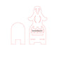 3D Model Laser Cutting Penguin Phone Stand