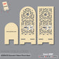 3D Model Laser Cutting Geometric Pattern Phone Stand