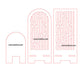 3D Model Laser Cutting Geometric Pattern Phone Stand