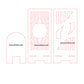 3D Model Laser Cutting Geometric Pattern Phone Stand