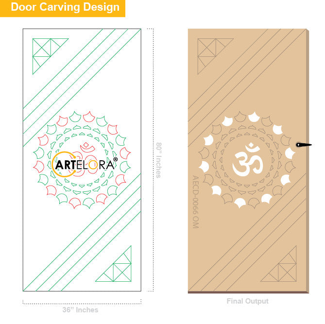 CNC Router OM Carving Design