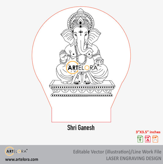 Shri Ganesh Laser Engraving