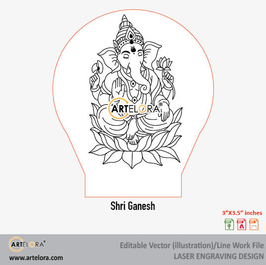Shri Ganesh Laser Engraving