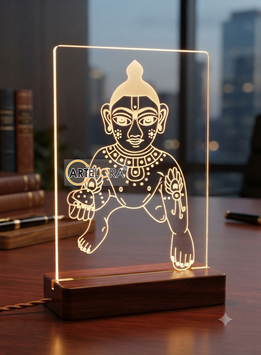 Laddu Gopal (Shri Krishna) Laser Engraving