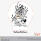 Maa Durga Mahishasura Laser Engraving Design