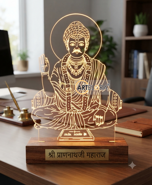 Shri Prannath Swami (Pranami Dharma) Laser Engraving Design
