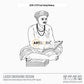 Sant Santaji Maharaj Laser Engraving Design