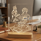 Shri Eknath Maharaj Charita Laser Engraving Design