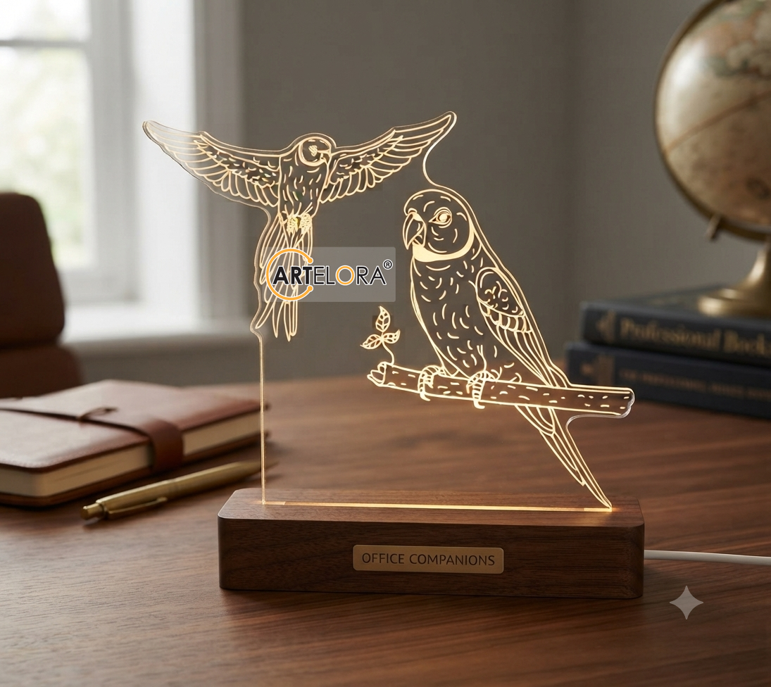 Parrot Laser Engraving Design