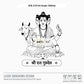 Shri Gurudev Dattatreya Laser Engraving Design