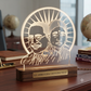 Bhimrao Ambedkar with Ramabai Laser Engraving Design