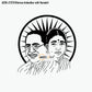 Bhimrao Ambedkar with Ramabai Laser Engraving Design