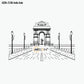 Laser Engraving Design India Gate