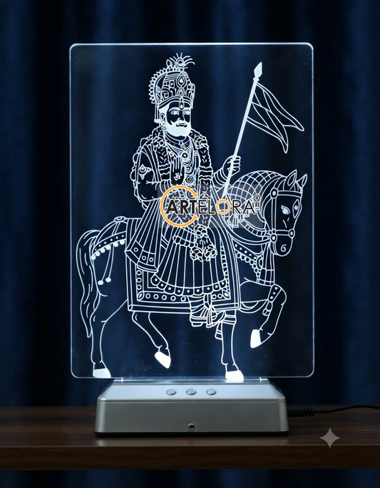 Laser Engraving Design Ram Dev (Jaharvir) Gogaji