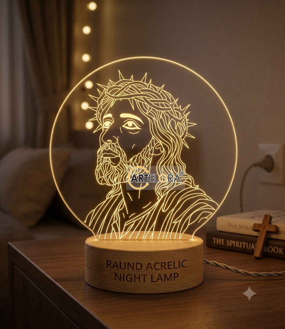 Laser Engraving Jesus Christian God
