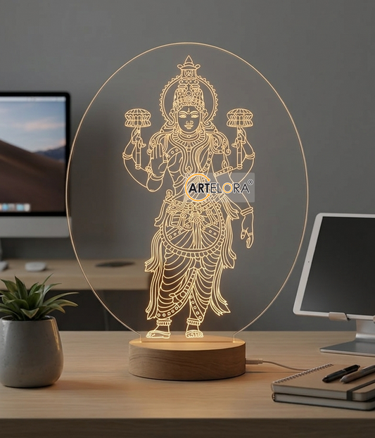 Laser Engraving Lakshmi Devi (Maa Laxmi)
