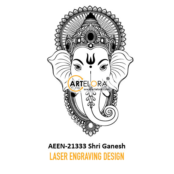Laser Engraving Shri Ganesh