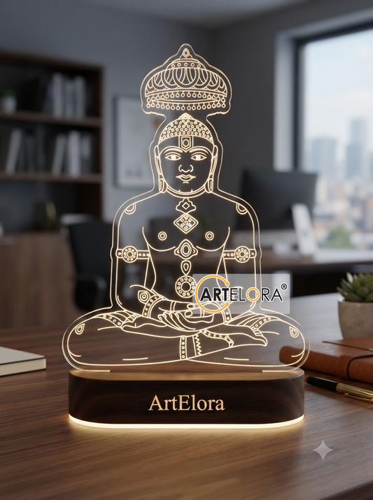 Laser Engraving Shri Adinath Bhagwan
