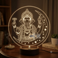 Laser Engraving Shri Ganesh with Moon