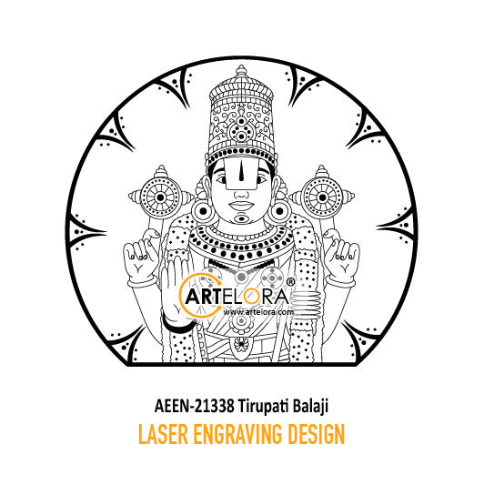 Laser Engraving Tirupati Balaji