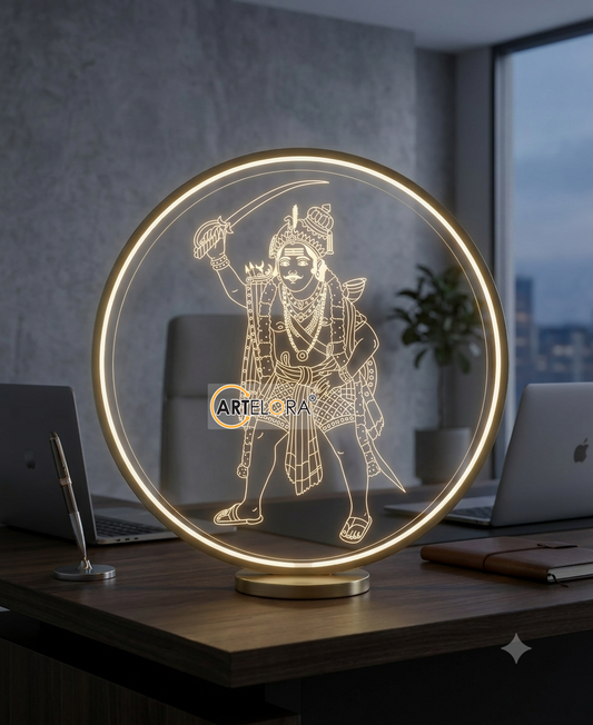 Laser Engraving Madurai Veeran Swamy