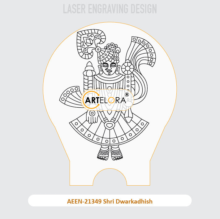 Laser Engraving Shri Dwarkadhish