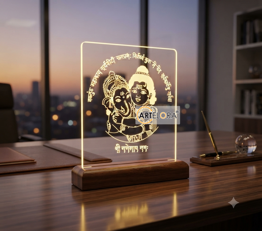 Laser Engraving Murugan And Ganesha Ji