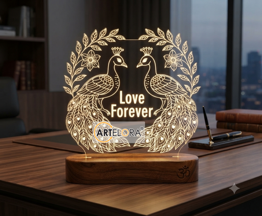 Laser Engraving Peacock