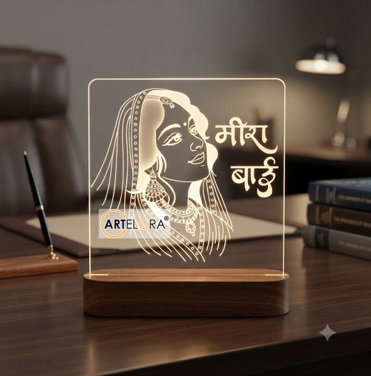 AEEN-21367 Meera Baai (Mirabai) Laser Engraving Design