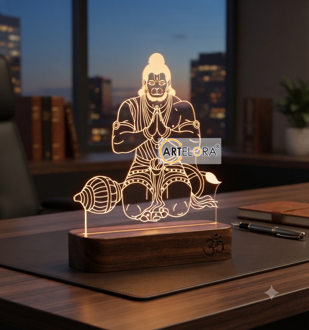AEEN-21371 Shri Hanuman Laser Engraving Design
