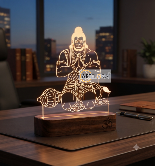 AEEN-21371 Shri Hanuman Laser Engraving Design