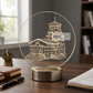 Kedarnath Temple Laser Engraving Design