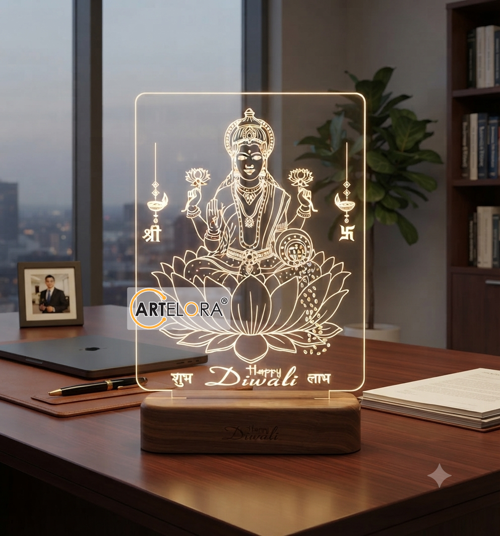 Laser Engraving Design Shri Lakshmi Mata