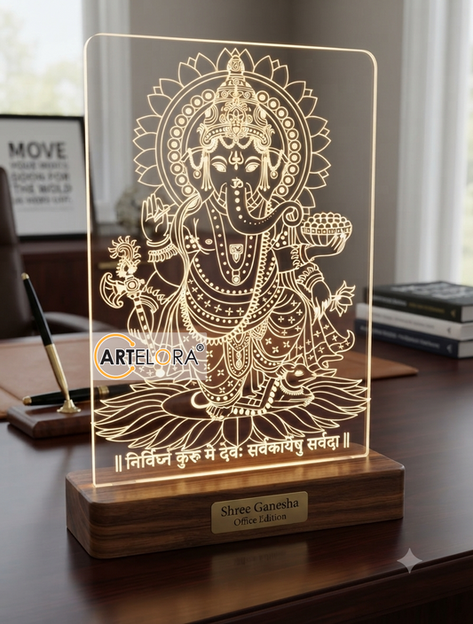 Laser Engraving Design Shri Ganesha