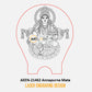 Laser Engraving Design Annapurna Mata