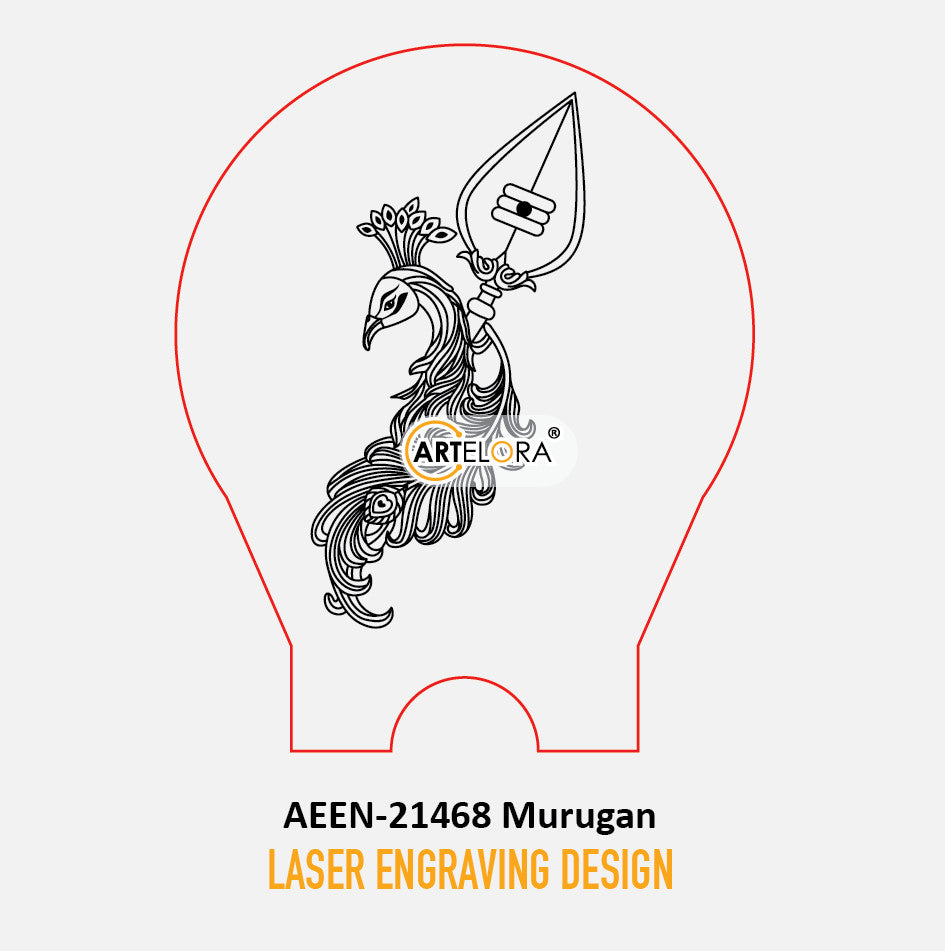 Laser Engraving Design Murugan