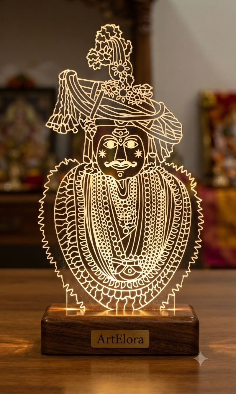 Laser Engraving Design Shri Jyotiba Devsthan