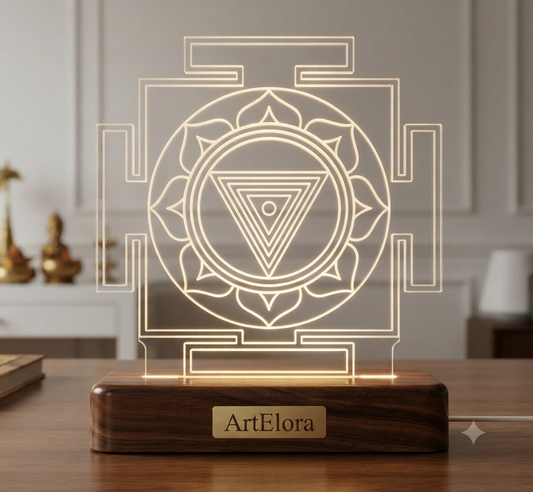 Laser Engraving Design Mahakali Yantra