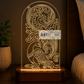 Laser Engraving Design Peacock