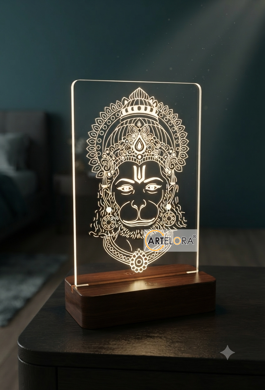 Laser Engraving Design Shri Hanuman