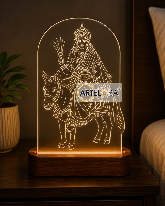 Laser Engraving Design Shri Shitala Mata