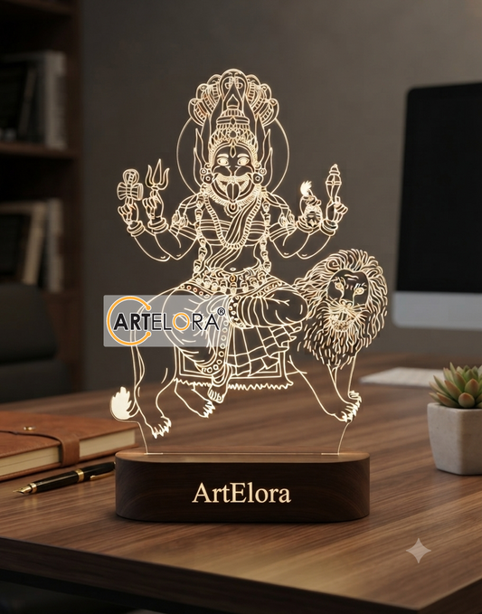 Laser Engraving Design Shri Pratyangira Devi