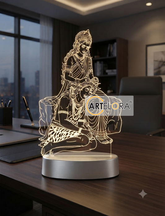 Laser Engraving Design Shiva Parvati