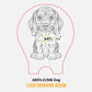 Laser Engraving Design Dog