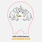 Laser Engraving Design Elephant