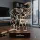 Laser Engraving Design Elephant