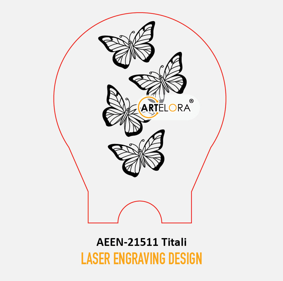 Laser Engraving Design Titali