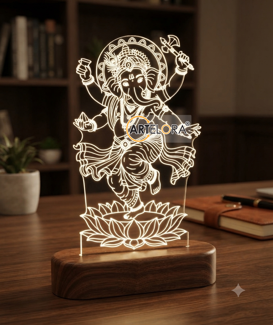 Laser Engraving Design Ganesha