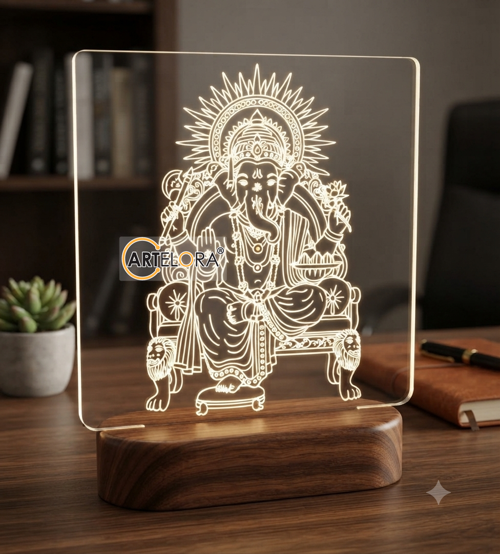 Laser Engraving Design Ganesha