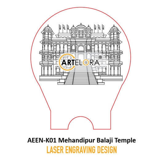 Laser Engraving Mehandipur Balaji Temple